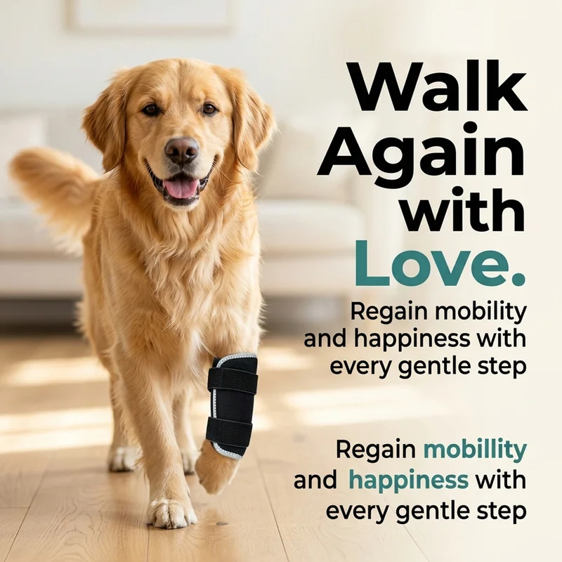 Dog Leg Recovery Brace for rear/front legs,for dogs,dog accessories，breathable Mesh&Adjustable Dynamic Fit，Waterproof，Anti-Slip