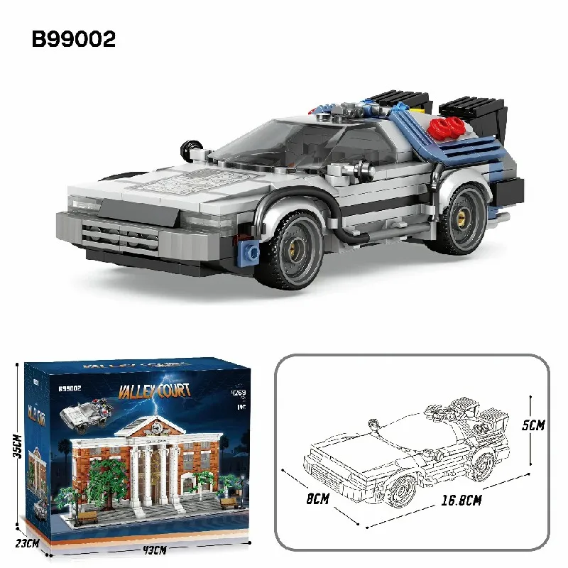 4269 PCS Movie Future Valley Court Building Blocks City Architecture House Modular Assembly Brick Model Kit Xmas Adult Kid Gift