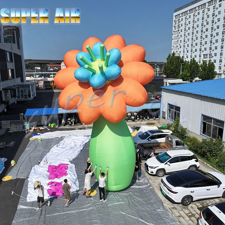 Customized giant inflatable outdoor toy inflatable huge flower for decoration