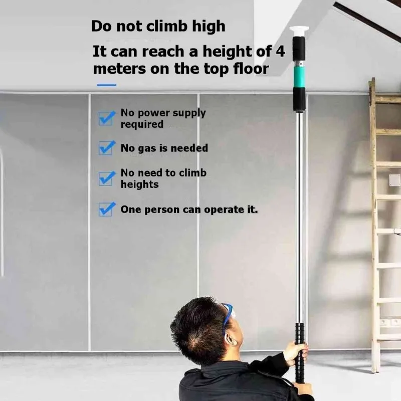 B14C Pneumatic Nail Gun Silent Wall Channel Fixing Tool Ceiling Installation Nailer With Storage Box And 100Nails