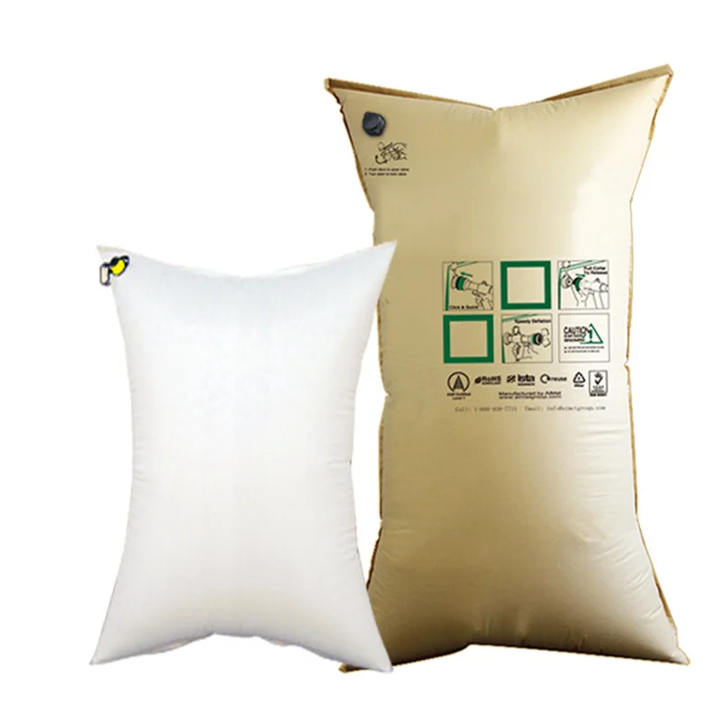 Custom.0510 Dunnage Bag 500 * 1000mm Container Inflatable Bag Kraft Paper Factory Container Shockproof Buffer