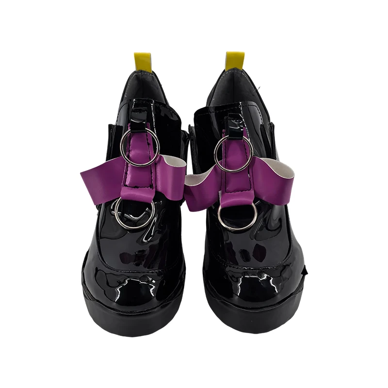 Zenless Zone Zero Yidhari Murphy Buty do Cosplayu Personalizowane Czarno-Fioletowe Buty Męskie Damskie na Halloween Karnawał Buty do Odgrywania Ról