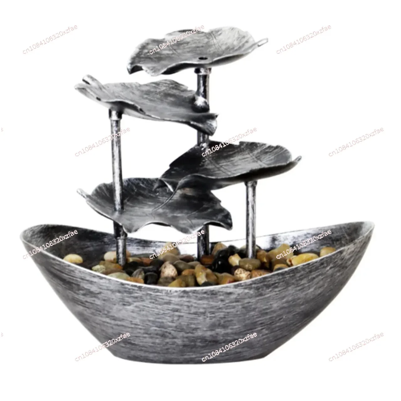 

LED Lights Desktop Fountain Mini Waterfall Indoor Tabletop Fountain Water Feature with 28 X 15 X 25CM Tabletop Water Fountain