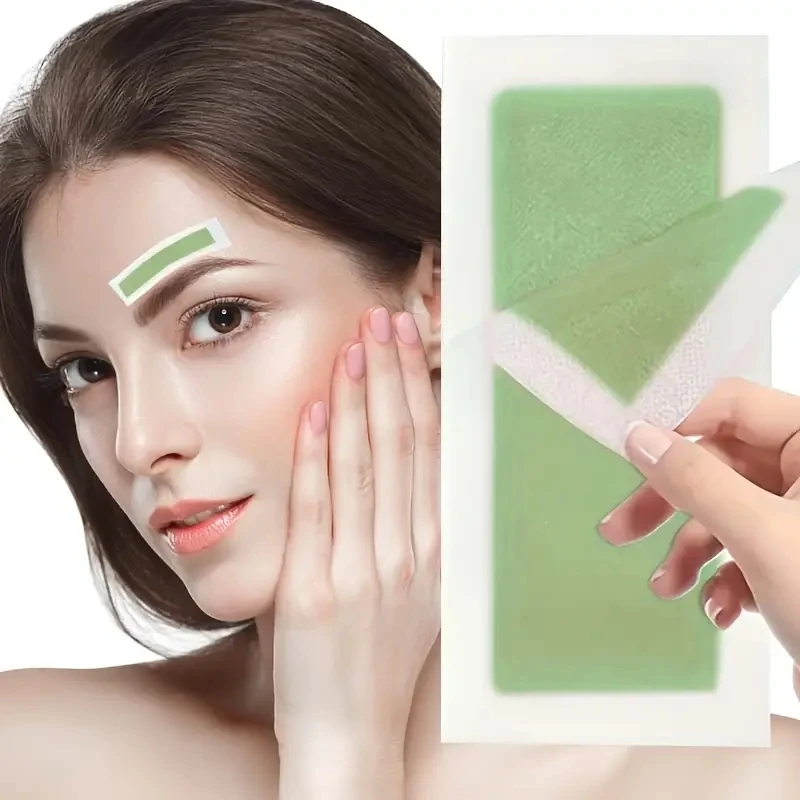 

6/12/24/36pcs mild wax strips, not irritating, easy to use, hair removal wax paper, portable travel for men and women