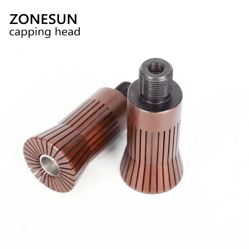 Укупорочная головка ZONESUN для машины для обжима колпачков для духов, укупорочная машина для металлических колпачков, укупорочная машина
