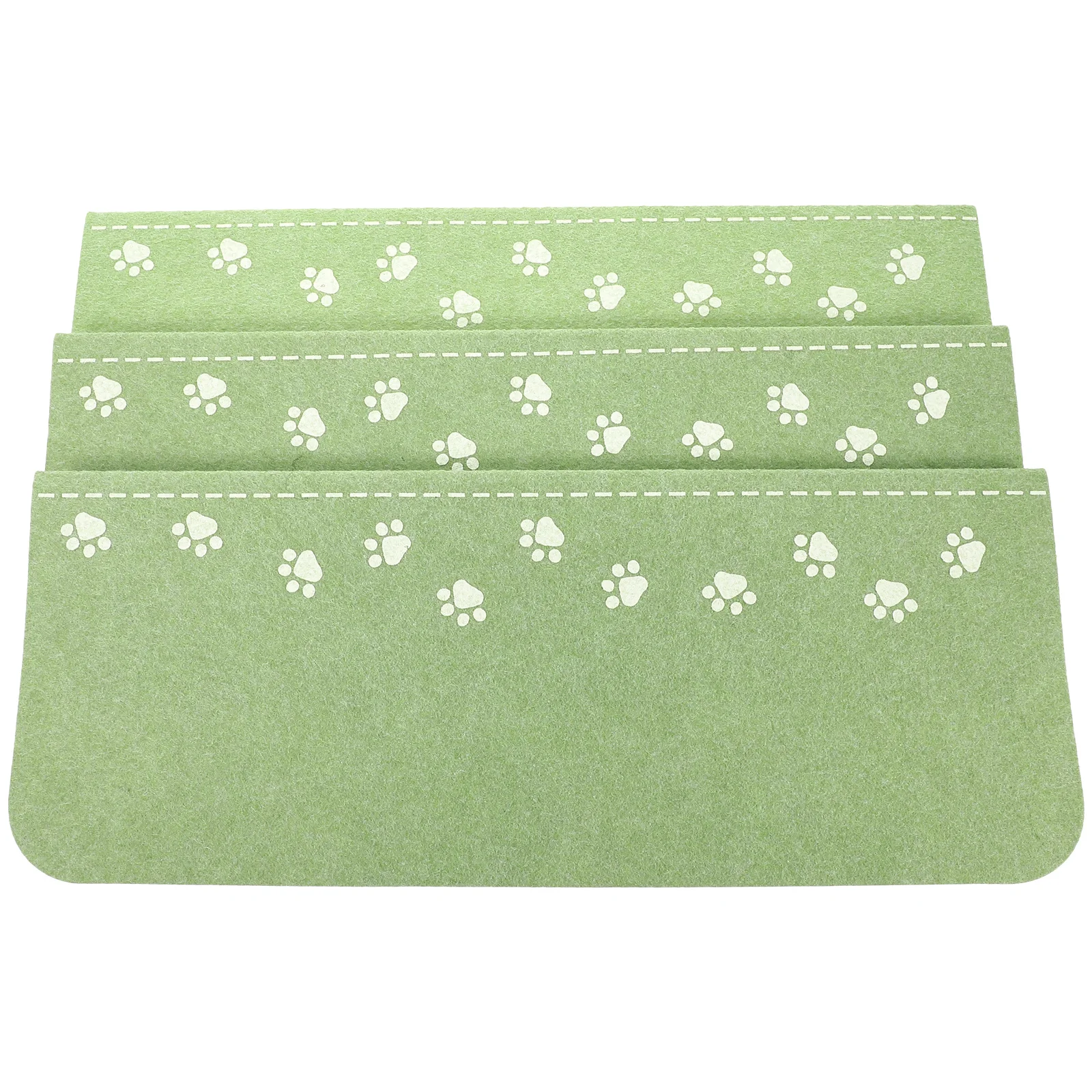 GOOHOCHY 3 alfombrillas para escaleras, alfombras sin banda para exteriores, alfombra de seguridad para escalones