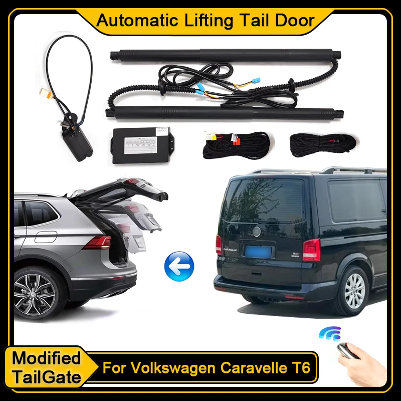 For Volkswagen Transporter Caravelle T6 2016~2024 Car Electric Tailgate Tail Gate Strut Vehicle Power Rear Door Lift for Trunk