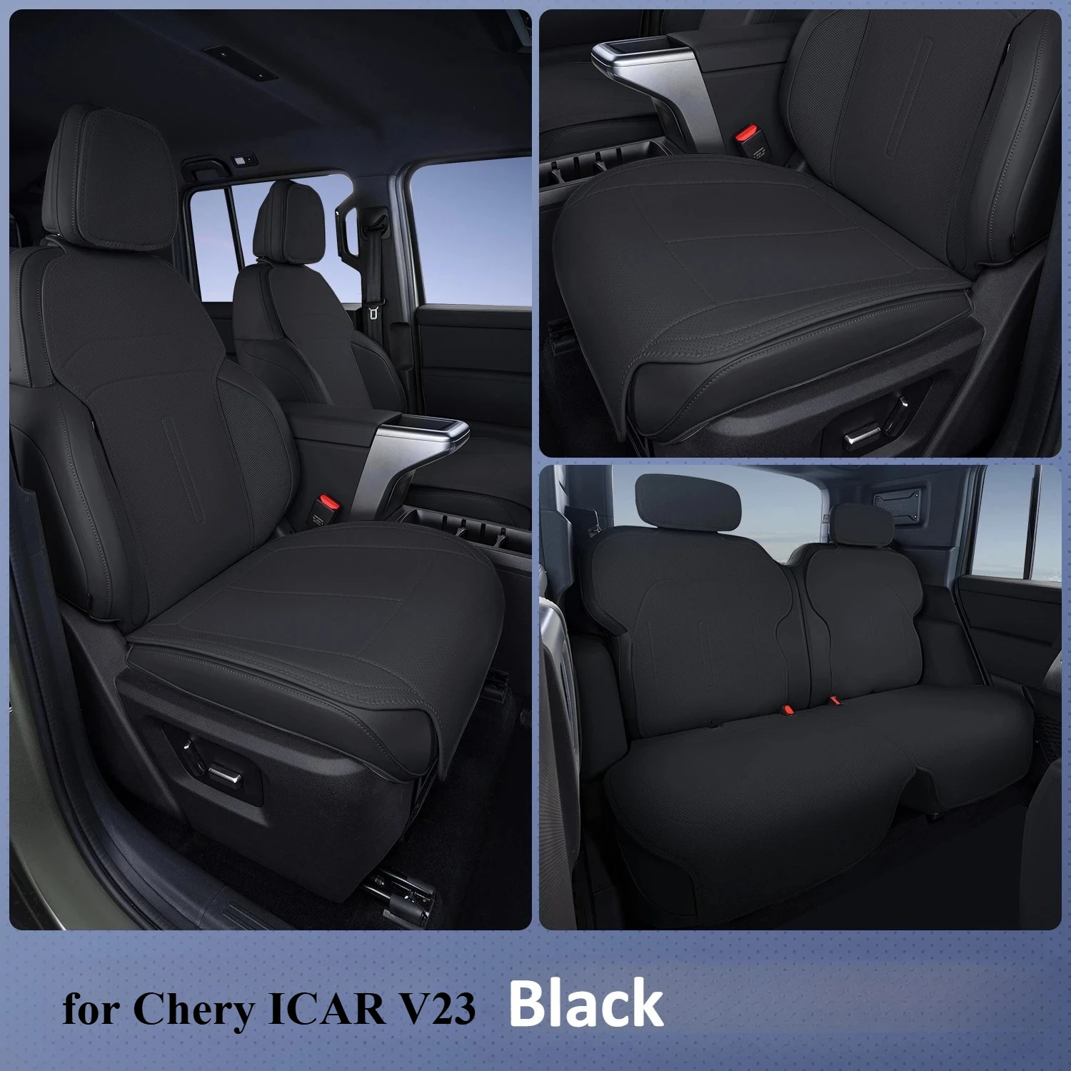 

Чехлы на автомобильные сиденья Chery ICAR ICAUR V23, полный комплект, всесезонные дышащие подушки для передних и задних сидений, защитные аксессуары для сидений