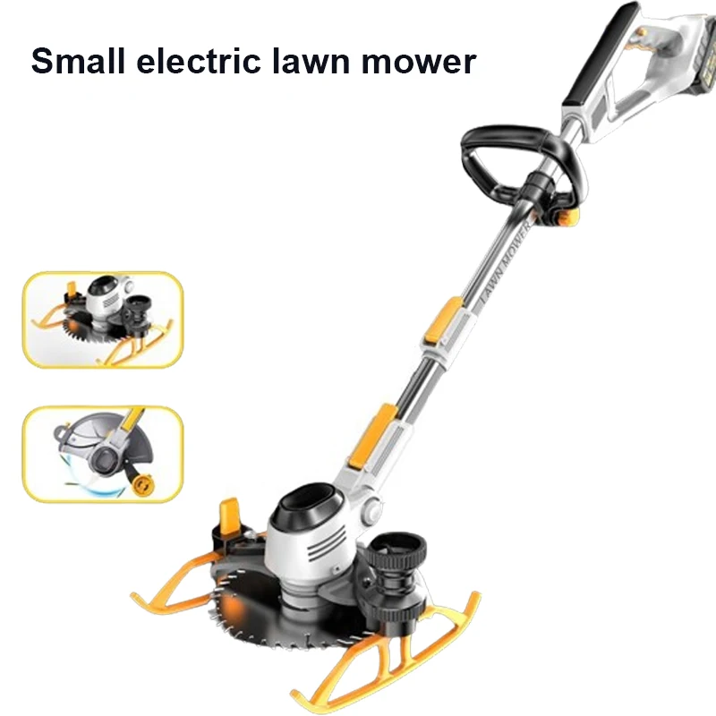 

Handheld Electric Lawn Mower Retractable Home Grass Trimmer Length Adjustable Garden Pruning Power Tools