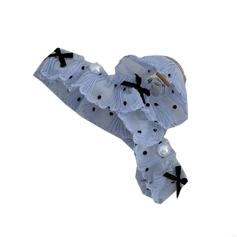 Pinza para acrílica, pinza para con agarre seguro, decoración encaje y puntos, accesorio para cabello a