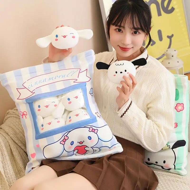 Cinnamoroll My Melody Anime Kawaii MINISO Bambini Bella bambola Simpatico cartone animato Pochacco Giocattoli di compleanno Regali adorabili per i bambini