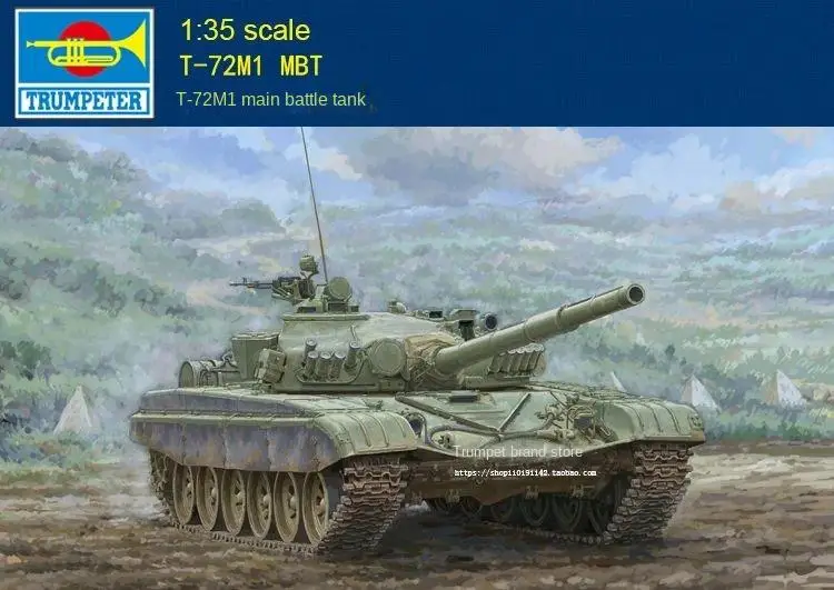 Trumpeter 09604 1:35 T-72M1 MBT Plastic Model Aircraft Kit