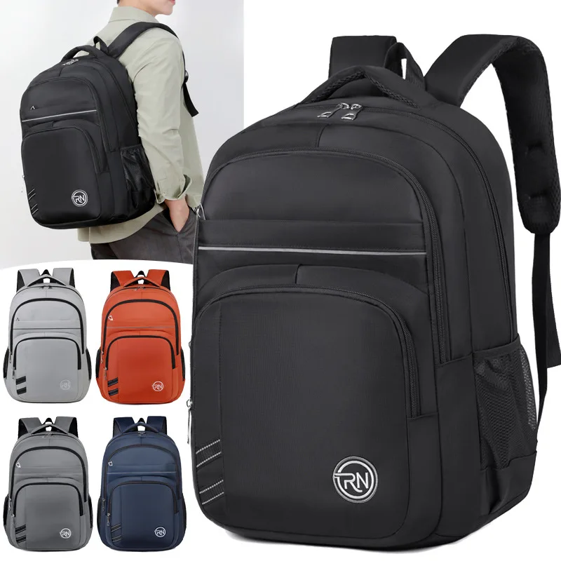 New Casual Large-capacity Backpack Wholesale High-end Computer Bag Medium College Student Schoolbag Commuter Sports Backpack