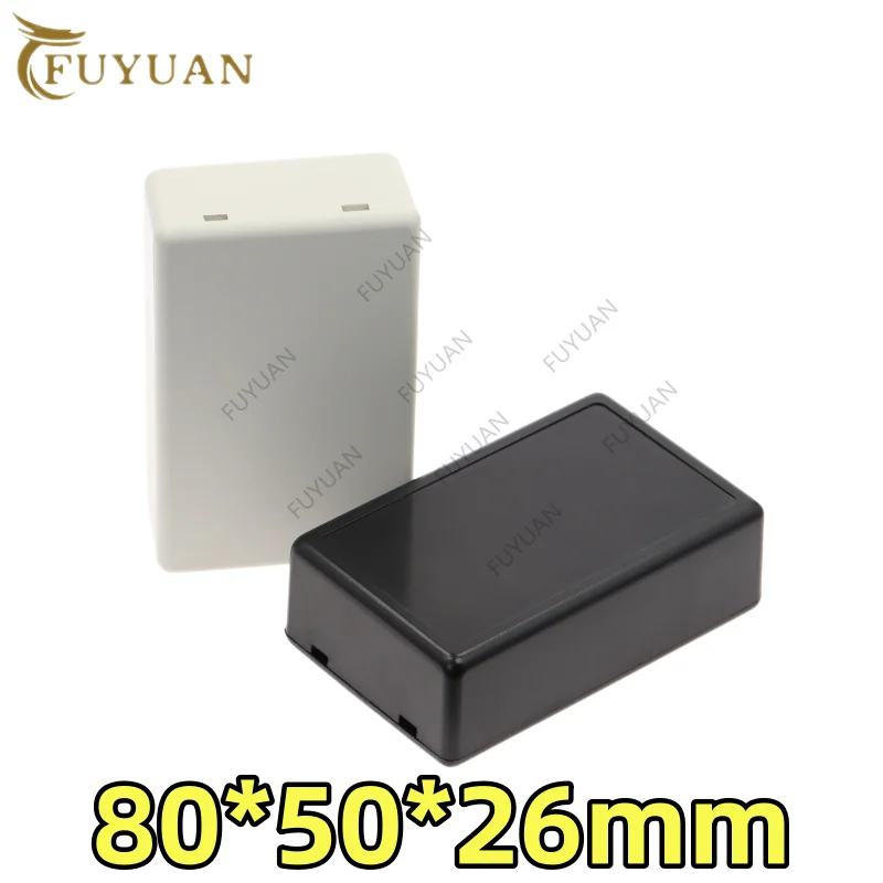 1pcs Plastic power supply screwless switch box, electronic junction box, instrument button control box 80x50x26mm