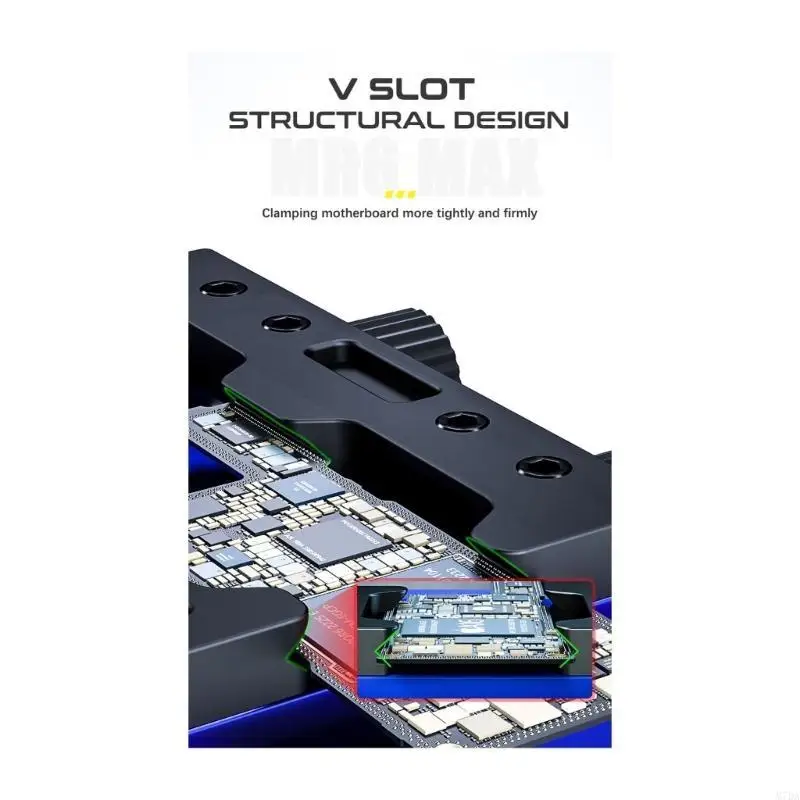 M7DA Doppel Lager Halter für Handy Motherboards IC Chip Clamp Reparatur Werkzeug Motherboards Spann Zubehör