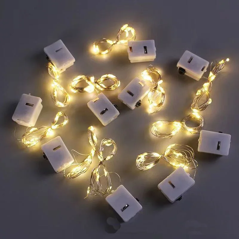 

LED Light Strings Battery Powered Flashing Fairy Lights Wedding Christmas Party Gift Decorations Outdoor Garden Garland Lights