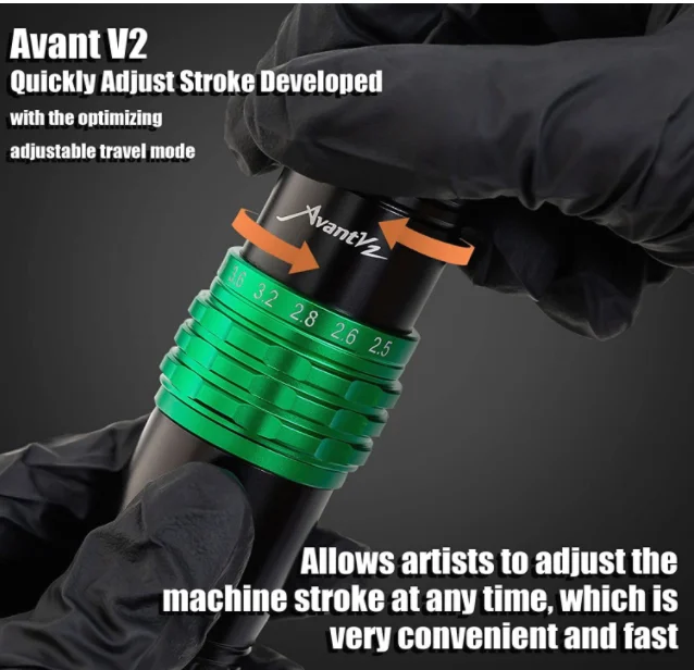 EZ Avant V2 Rotary Tattoo Pen Machine With Coreless Motor