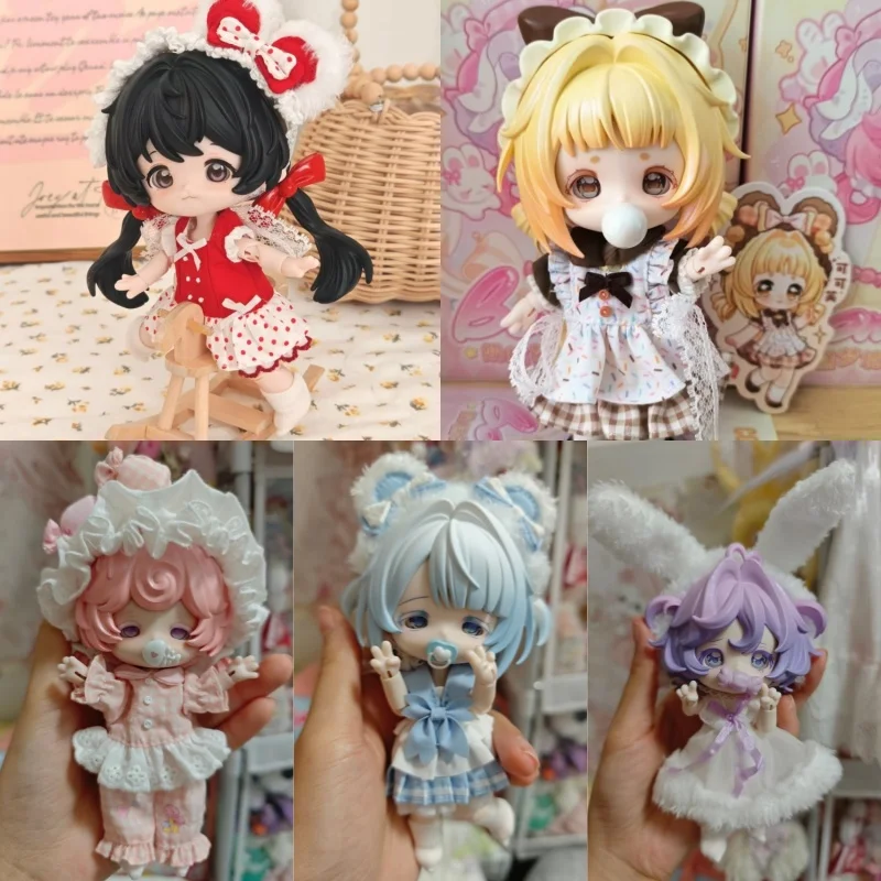 

Оригинальный Come4free 14 см молочный торт Dream Puff серии 1/12 Bjd коробка-сюрприз шарнирная фигурка модная коллекция подарки игрушка