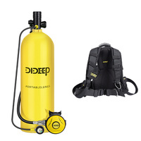 DIDEEP X7000 4L diving tank, oxygen tank, underwater diving equipment, backpack style diving backpack