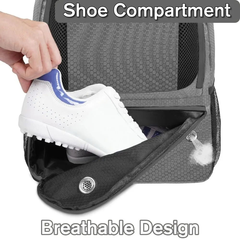 Large Capacity Soccer Backpack Water-resistant Lightweight Basketball Bag Breathable with Shoes Compartment Soccer Bag view 3