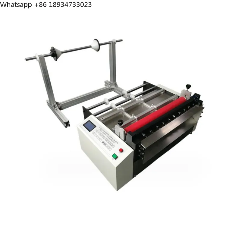 

New Stock Arrival Plastic Film Roll Cutting Machine for Commercial Use