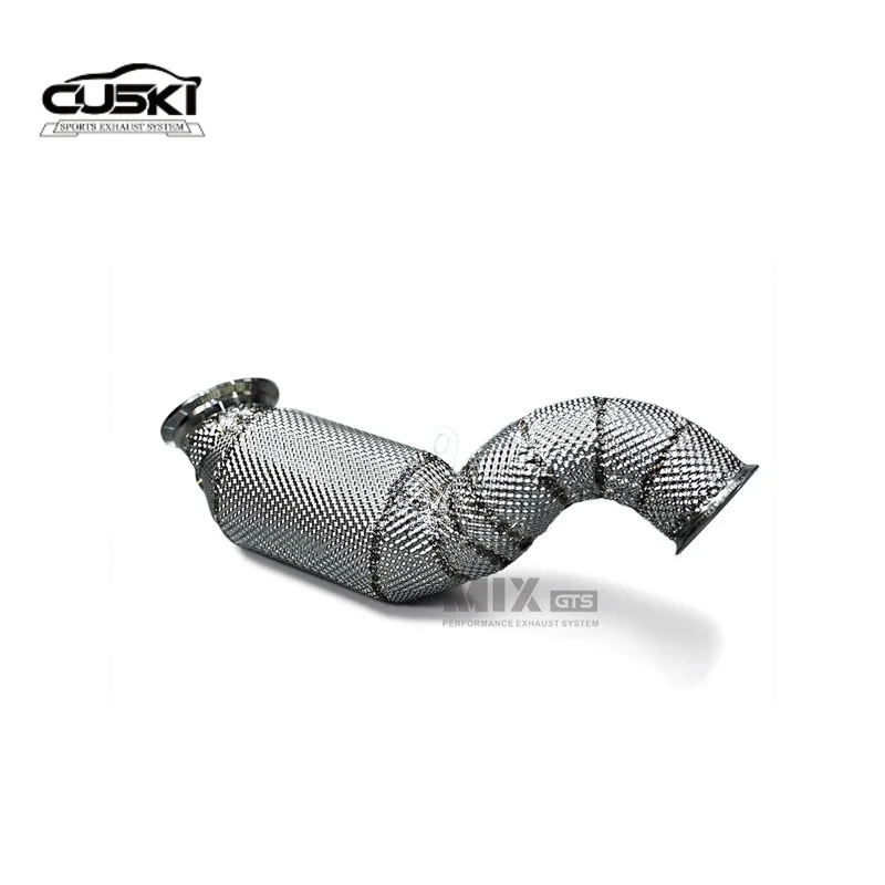 High Flow car Exhaust Modification Parts--Exhaust Downpipe For Mercedes Benz C200 C250 C300 W205 E200 E250 E300 W213 2.0T