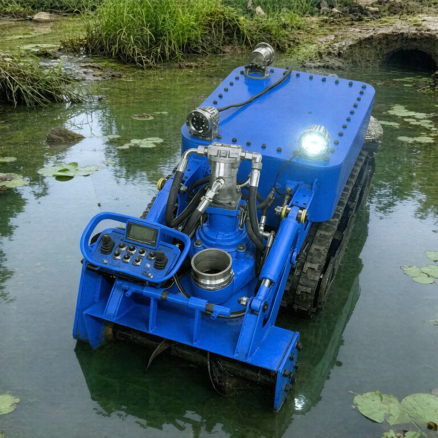 Wholesale Prices Stainless Steel Submersible Dredging Robot Explosion‑Proof Tank Cleaning Sludge Dredging Equipment