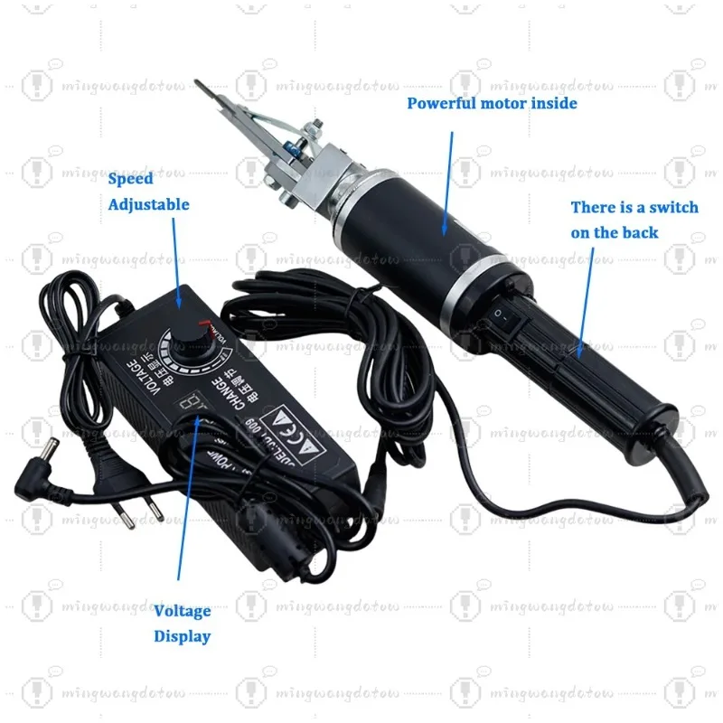 Electric Carpet Carving Scissors Rug Tufting Rug Engrave Trimmer Modeling Scissors with Heat Dissipation 0~4000rpm Adjustable