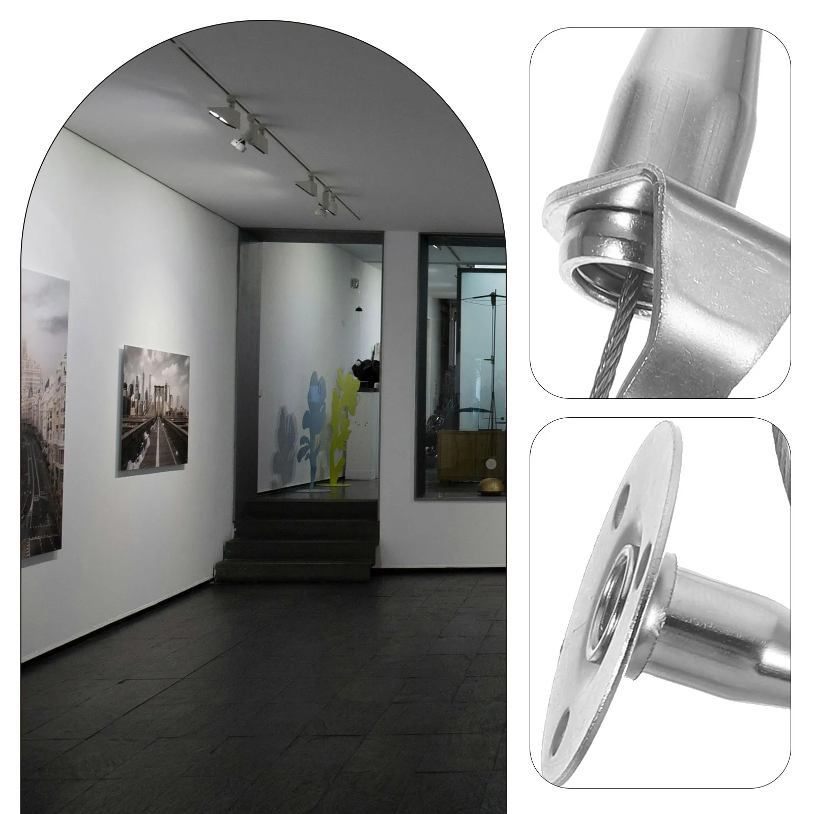 

Adjustable Stainless Steel Wire Rope Hanger For Photo Frames Chandeliers Gym Equipment Hanging Light Sign Board Heavy Duty