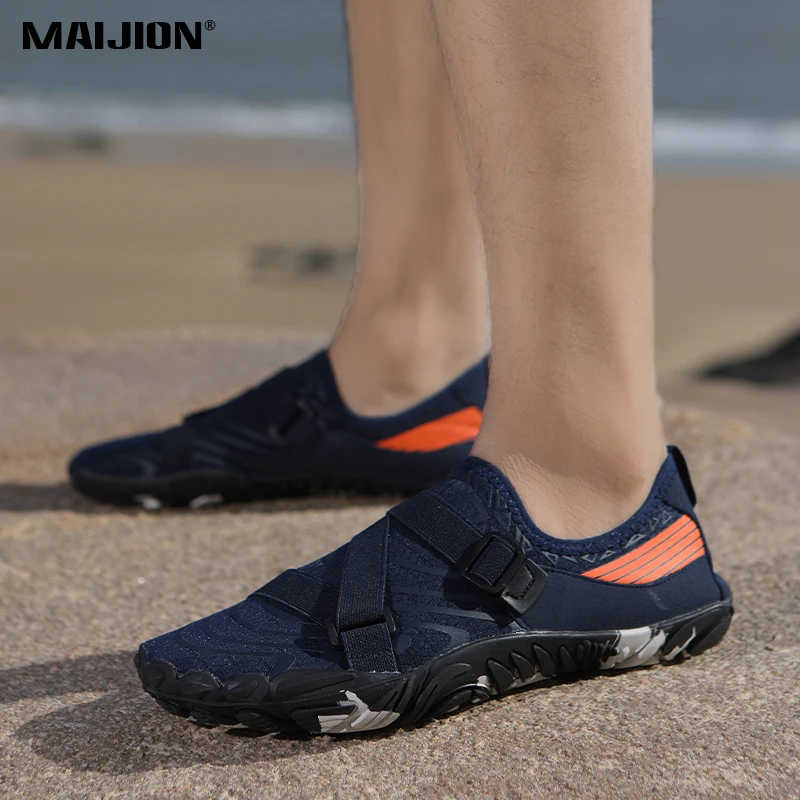 Men Women Wading Shoes Breathable Beach Swimming Aqua Shoes Quick-Dry Outdoor Water Sports Shoes for Surfing Diving Non-slip
