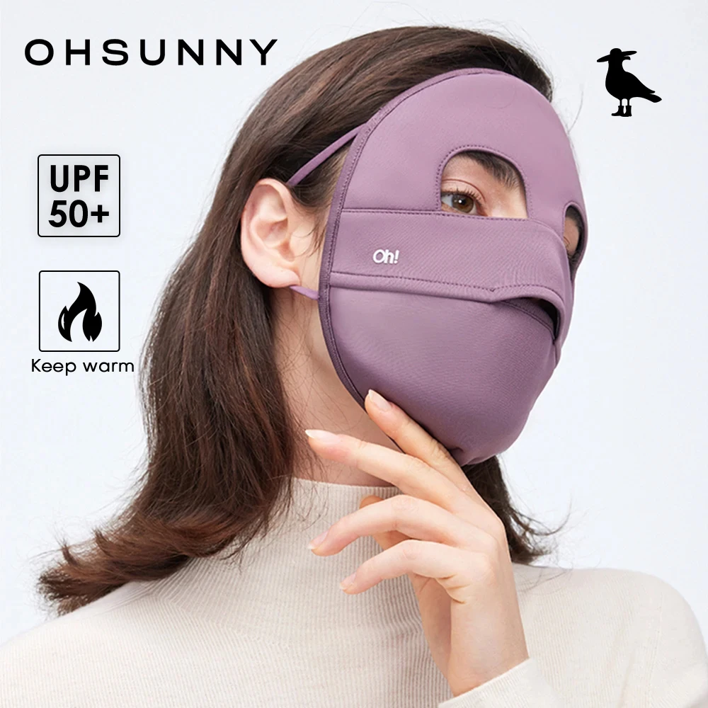 

OHSUNNY Winter Thermal Mask,Cold Weather Full Face Cover,Outdoor Skiing Cycling Windproof Masks for Women Men