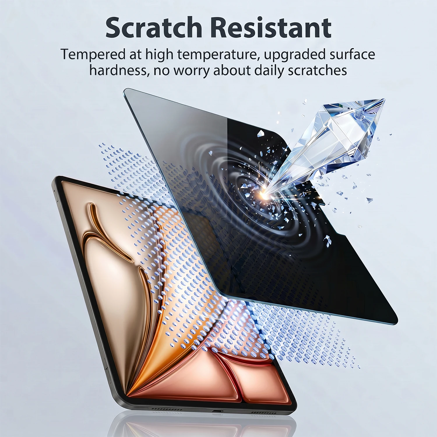360° Privacy Tempered Glass Fo - Gaming Console Ipad ulasan dan harga