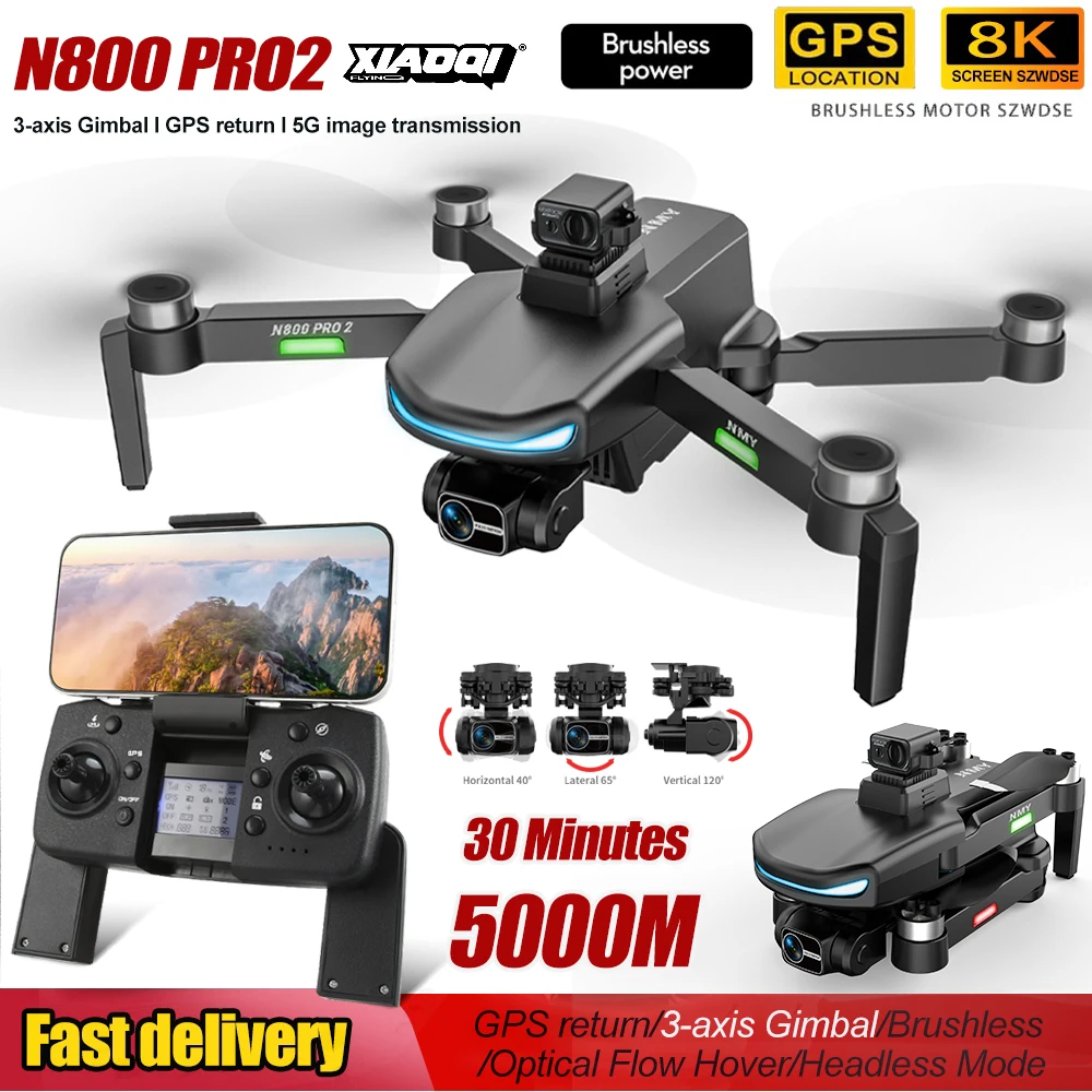 N800 Pro2 Gps Drone… - image