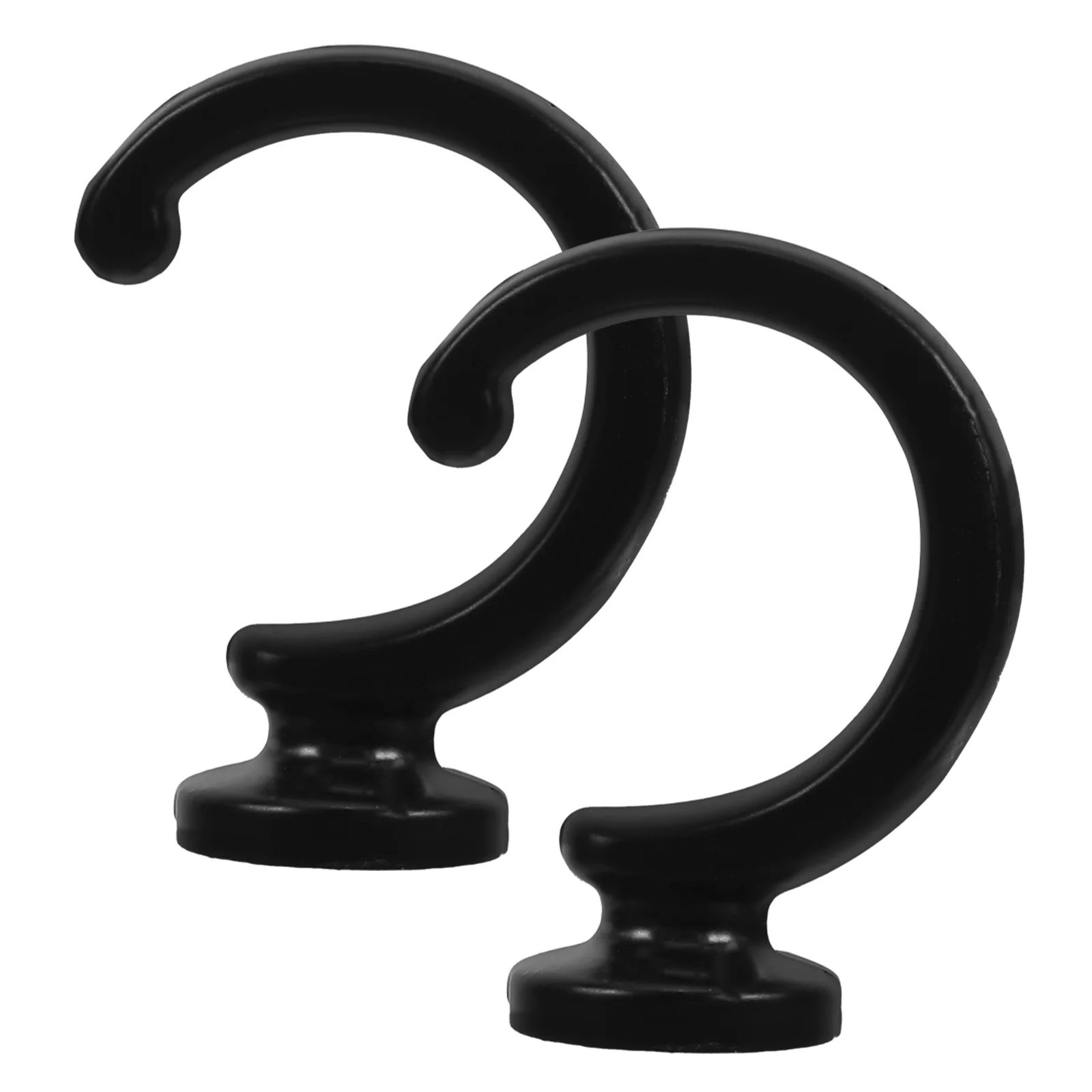 

2pcs Zinc Alloy Wall Hooks Multifunctional Curtain Tieback Holders For Drapery Towel Key Bag Storage Hanging Organizer