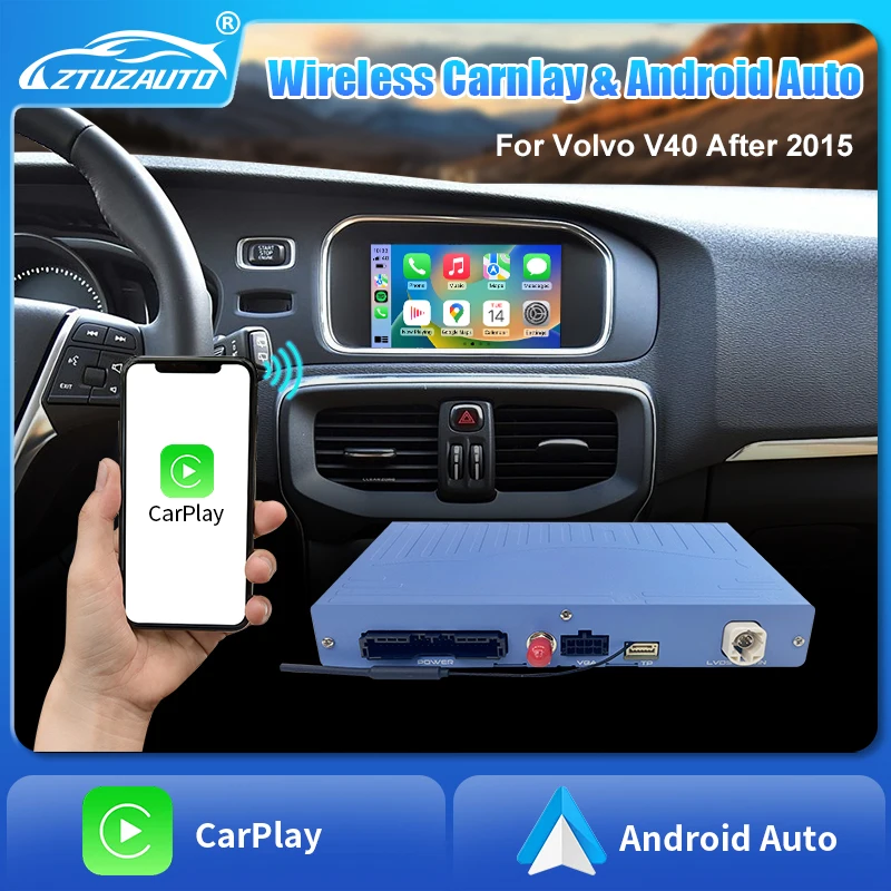 Wireless CarPlay for Volvo V40 2015-2019  7