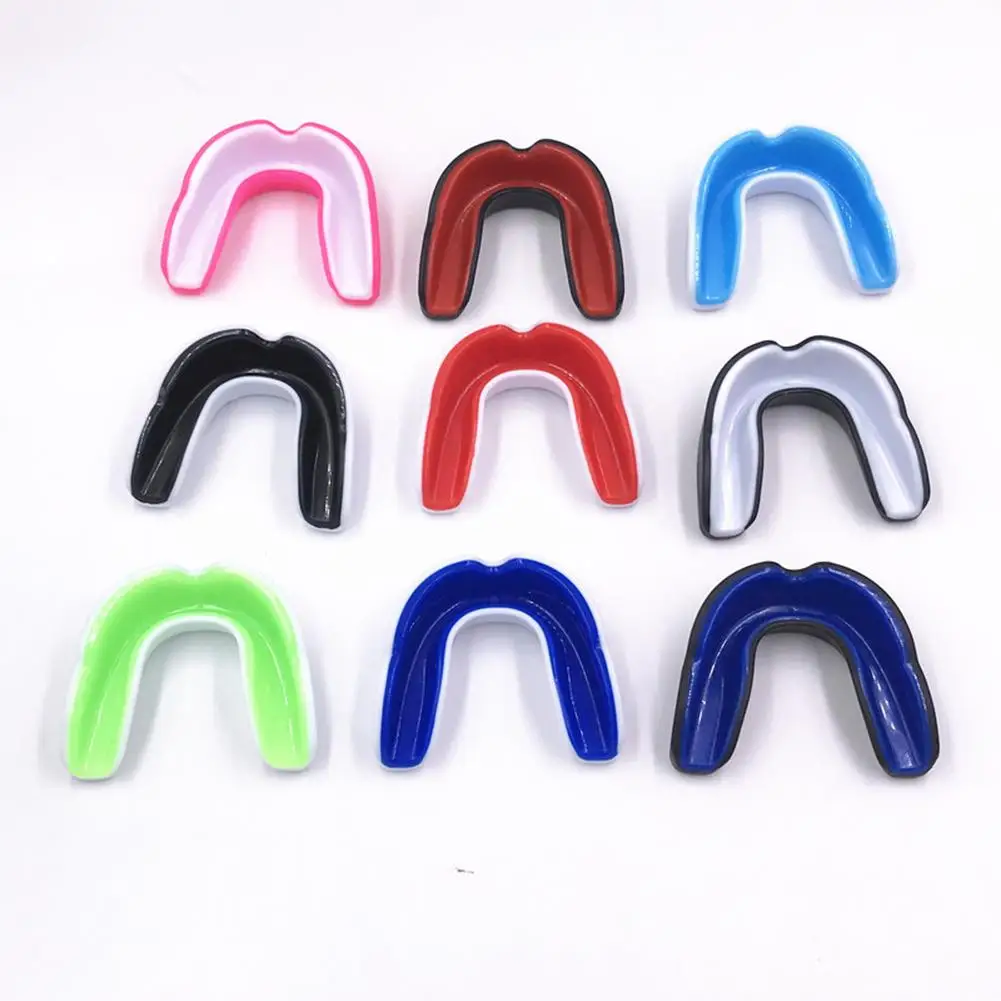 EVA Sports Mouthguard Teeth Protector Trainer Tooth Brace Adult kids Teeth Protective For Taekwondo Boxing Fight Sanda Karate