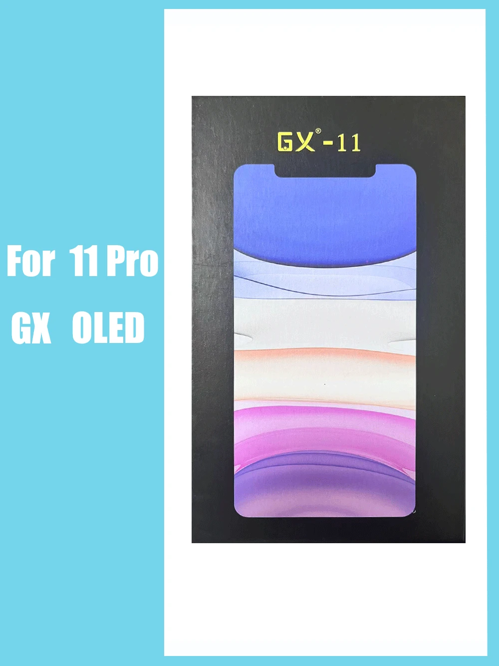 Imagem -05 - Original gx Touch Screen Digitador Assembly Display Oled Nenhum Pixel Morto Peças de Reposição Iphone x xr xs Max 11 12 13 h