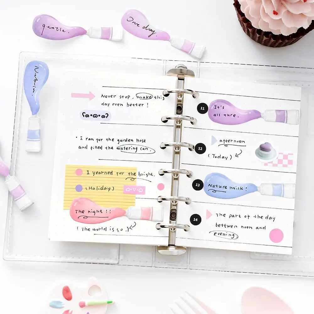 

50 шт./лот, блокноты, материал, бумага, цветная палитра, липкая заметка, мусорный журнал, бумажные карты для скрапбукинга, украшение для фона