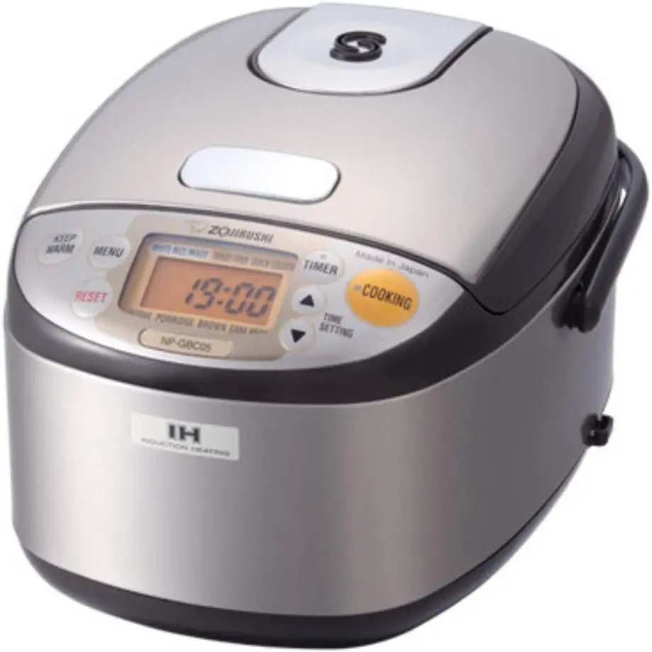 5  Induction Heating System Rice Cooker and Warmer, 0.54 L, Stainless Dark Brown