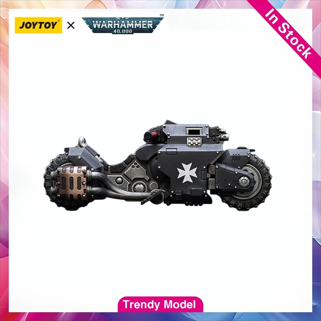 

【TM】В наличии JOYTOY Warhammer 40K Space Marines Black Templars Outriders 1/18 Коллекционные фигурки-модели, подарок, коллекция