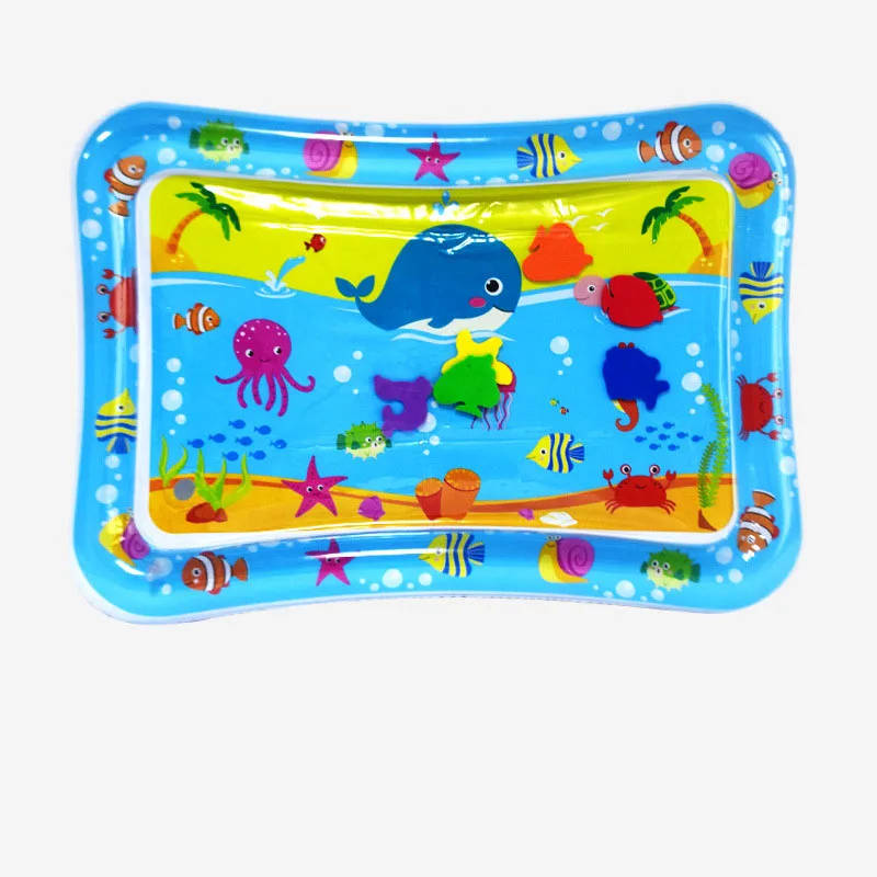 Inflável Baby Water Play Mat, Almofada de PVC, Infant Tummy Time, Toddler Water Pad para Crianças, Educação Infantil, Desenvolvendo Brinquedos