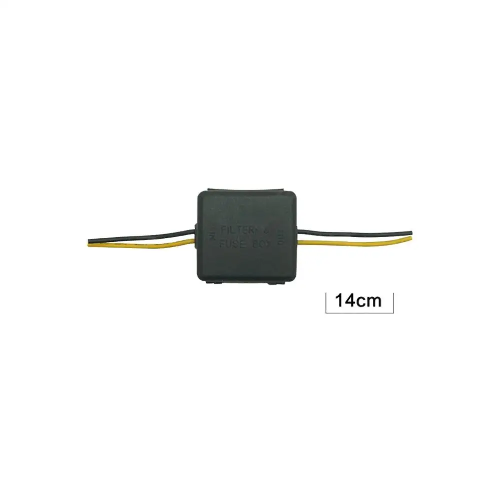 Filtro de señal de potencia de 12v para coche, Radio Estéreo antiinterferencias, condensador de relé de Audio, filtro de potencia, accesorios