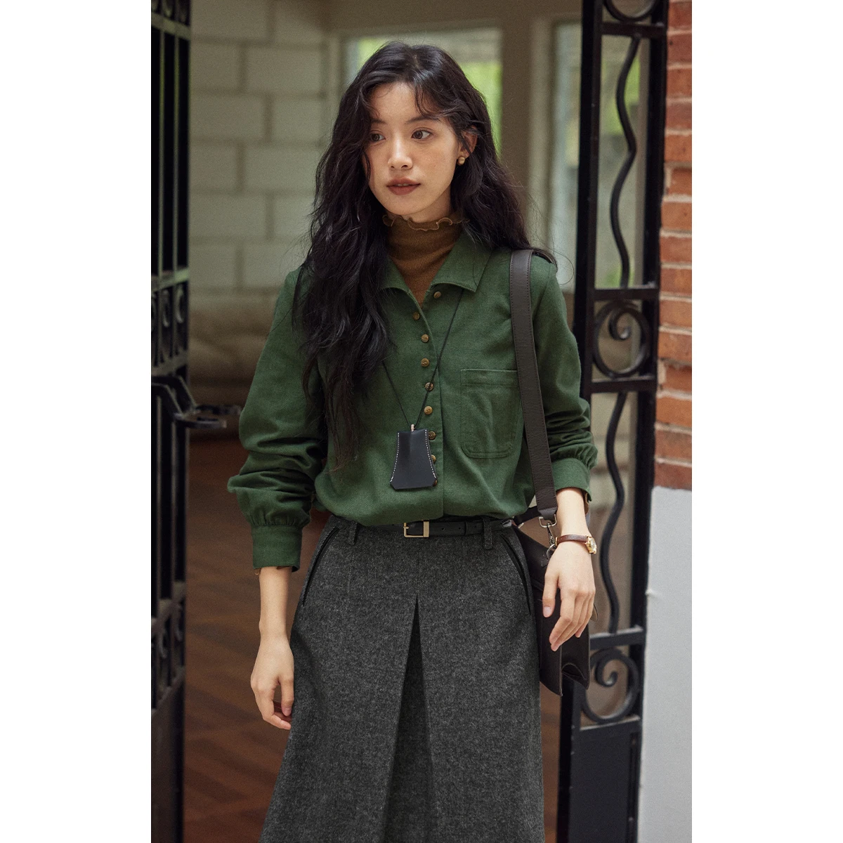 

Женская фланелевая рубашка Solighter в клетку, с длинным рукавом, винтажная, из хлопка, в рабочем стиле, свободного кроя, на пуговицах, зимняя, модная