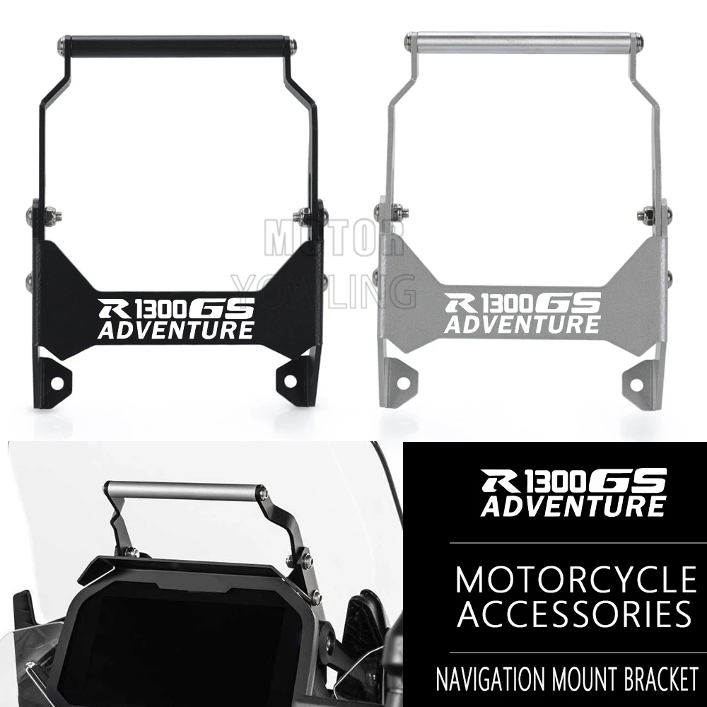 

Mobile Phone GPS Navigation Handlebar Bracket Support Mount For BMW R 1300 GS ADV Adventure Trophy TE R1300GS GSA 2023 2024 2025