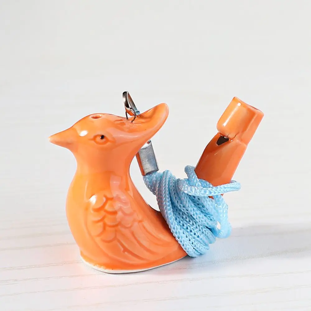 Handcrafted Ceramic Bird Whistle Fun Musical Toy For Kids Real Bird Sound Traditional Craft Decorative Figurine Party Souvenir