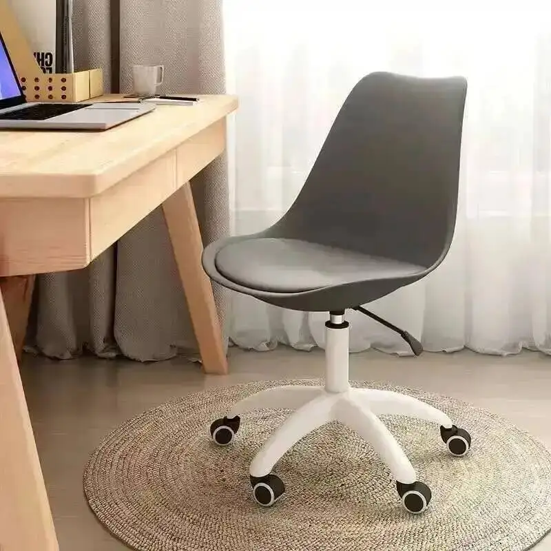 Computer Swivel Girls Student Chair Comfortable Home Dormitory Leisure Chair Nail Seated Dressing Chair