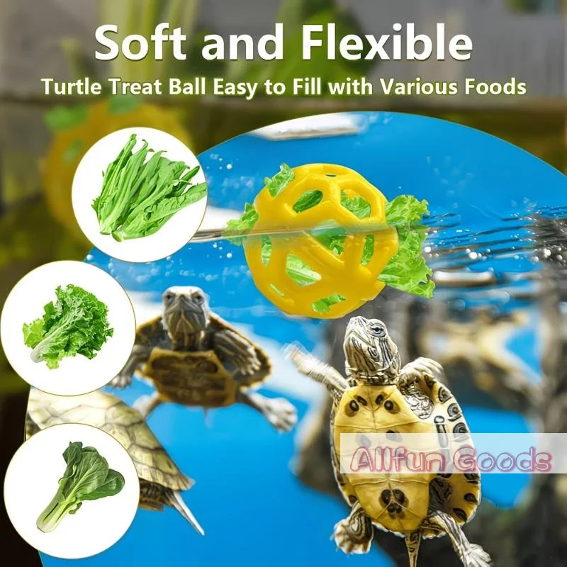 Sucker Turtle Brush Scrubber Turtle Shell Cleaning Brush Turtle Tank Decorations Turtle Feeding Ball Turtle Aquarium Ornaments view 4