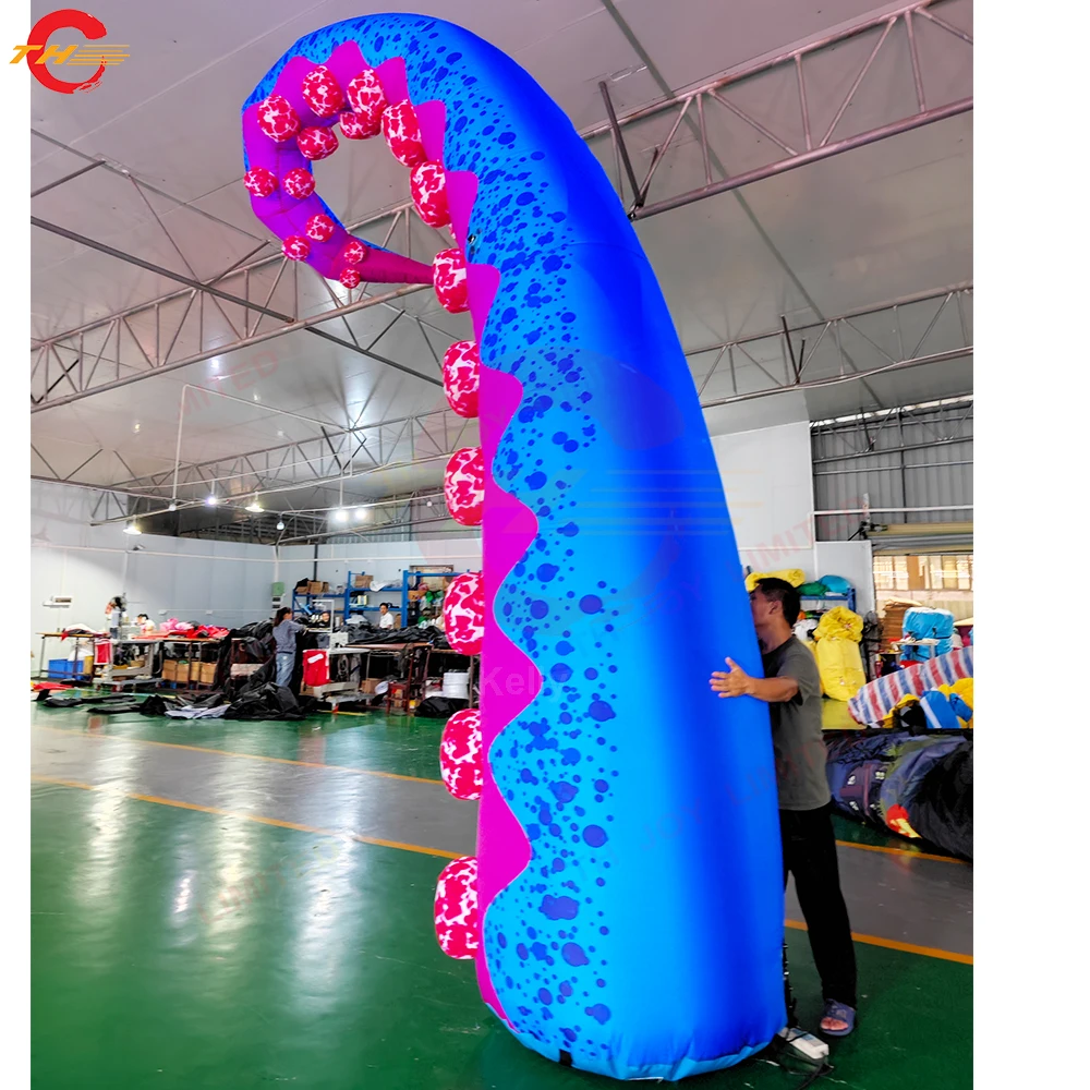 Free Ship Commercial Advertising Inflatable Octopus Legs Tentacles Replica Model for Arts Display Stage Background Decoration