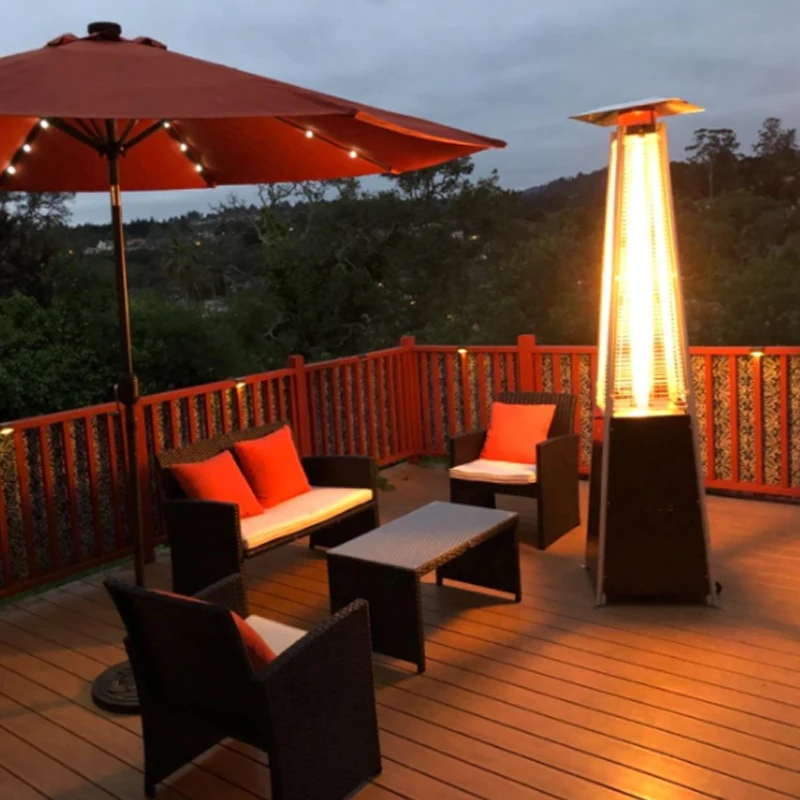 Outdoor  Pyramid Gas Flame Heater Infrared Portable