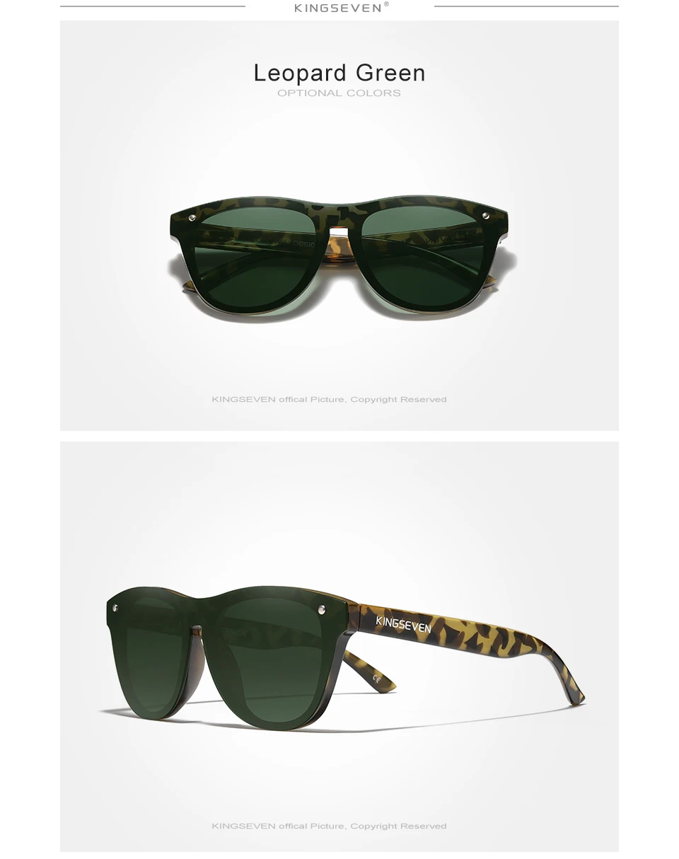 KINGSEVEN 2024 Neue Marke Design frauen Gläser TR90 Polarisierte Sonnenbrille Männer Retro Sonnenbrille Sonnenbrille Herren – Detail 10